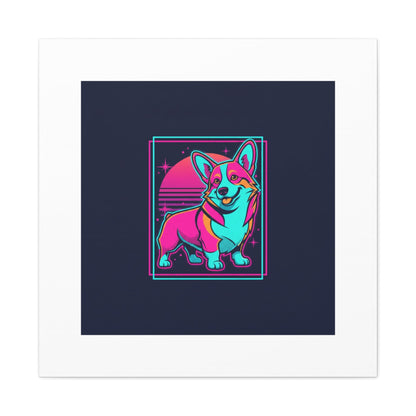 Platonic Love Corgi Canvas | Friendship Valentine, Galentine’s Wall Art