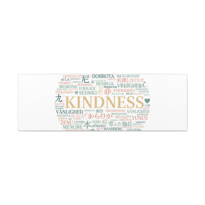 Kindness Word Cloud Canvas | Fresh Start Minimalist Wall Art