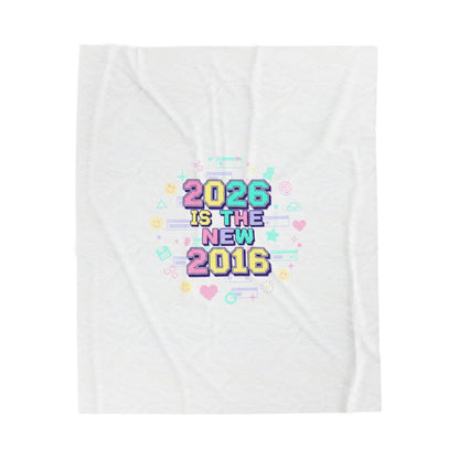 2026 Is The New 2016 Velveteen Plush Blanket | 2010s Nostalgia, retro internet aesthetic