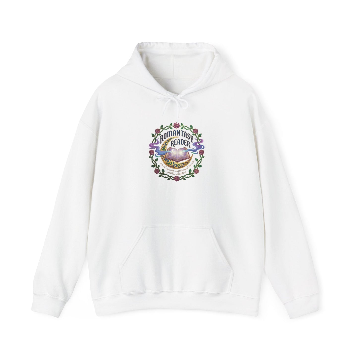 Romantasy Reader Crest Hoodie | romantasy, book lover