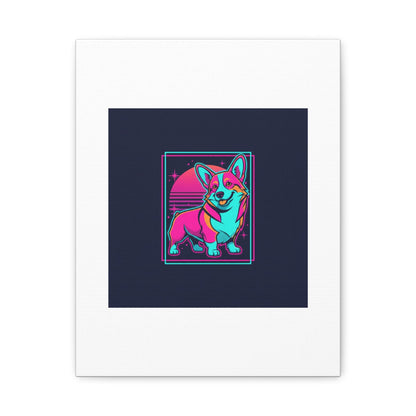 Platonic Love Corgi Canvas | Friendship Valentine, Galentine’s Wall Art