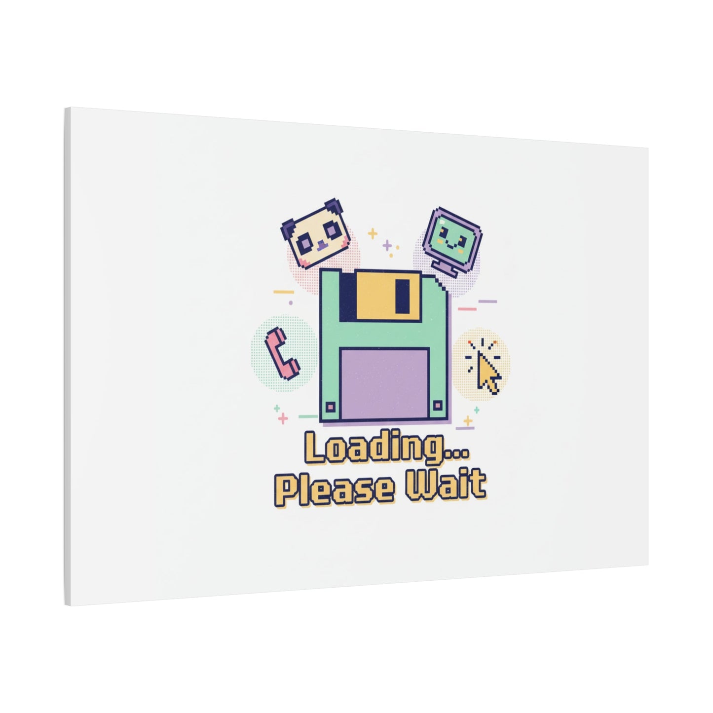 Loading Please Wait Canvas | Old Internet Aesthetic, 90s Web Nostalgia