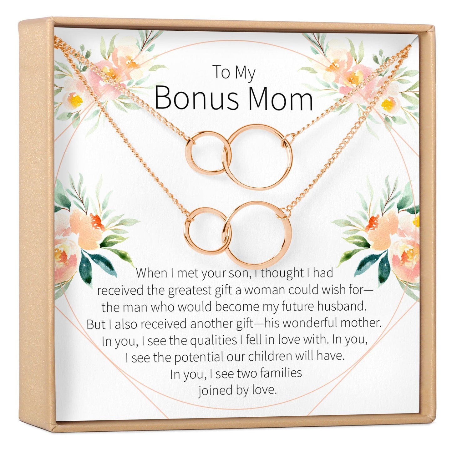 Bonus Mom Necklace, Multiple Styles