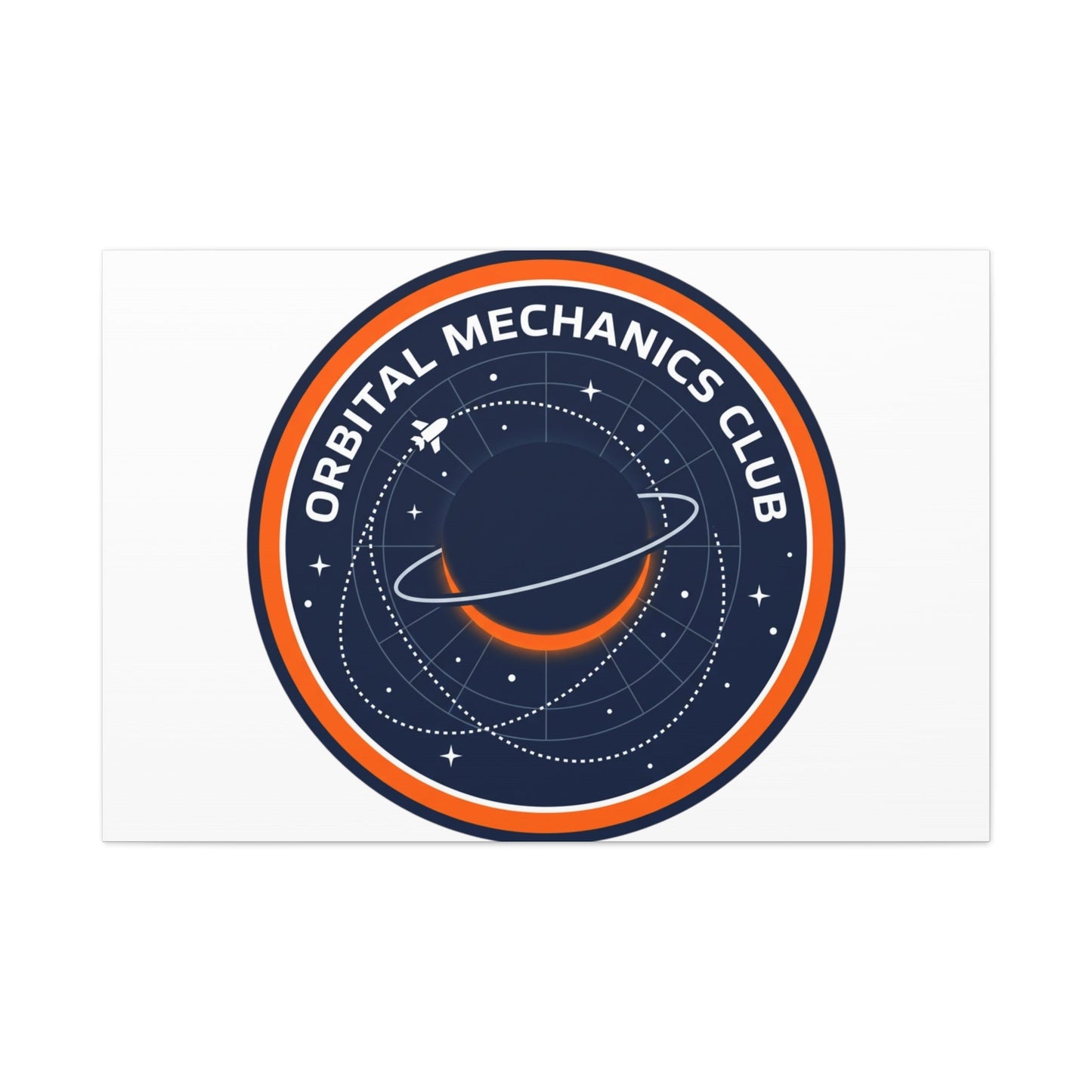 Orbital Mechanics Club Canvas | mission patch, space science