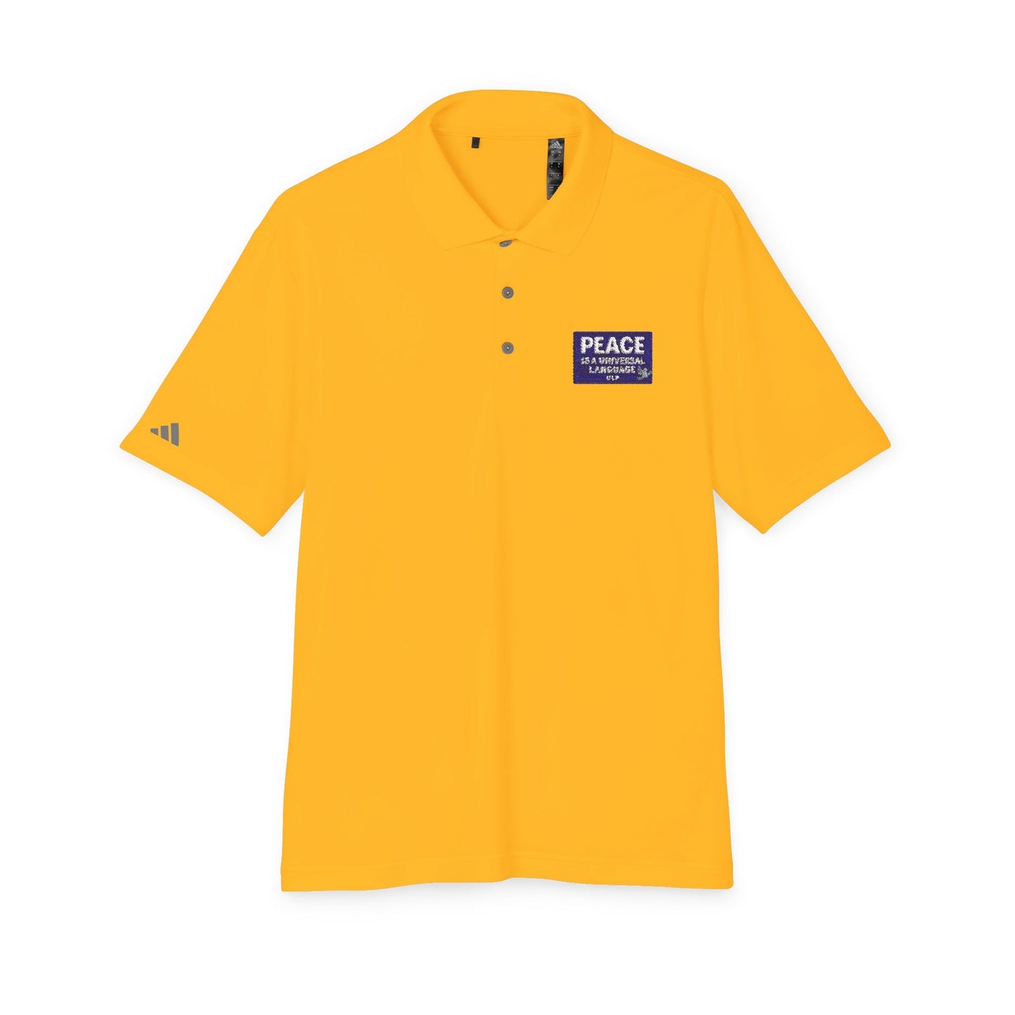 Peace Is a Universal Language Golf Polo — adidas Performance Polo