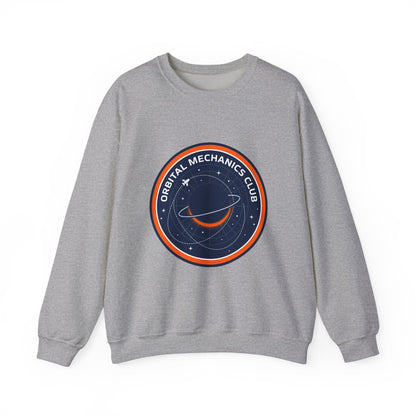 Orbital Mechanics Club Sweatshirt | mission patch, space science