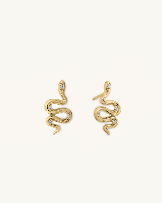 Nefertiti's Snake Studs