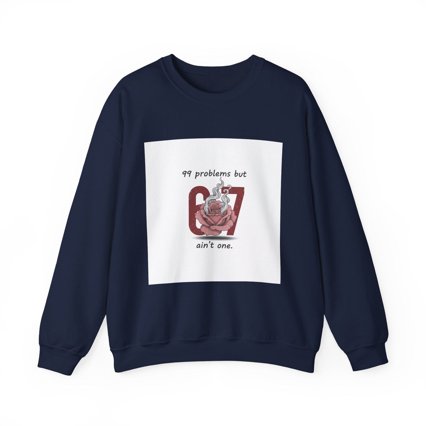 Weird Cupid Graphic Sweatshirt | quirky heart shirt, chaotic love design