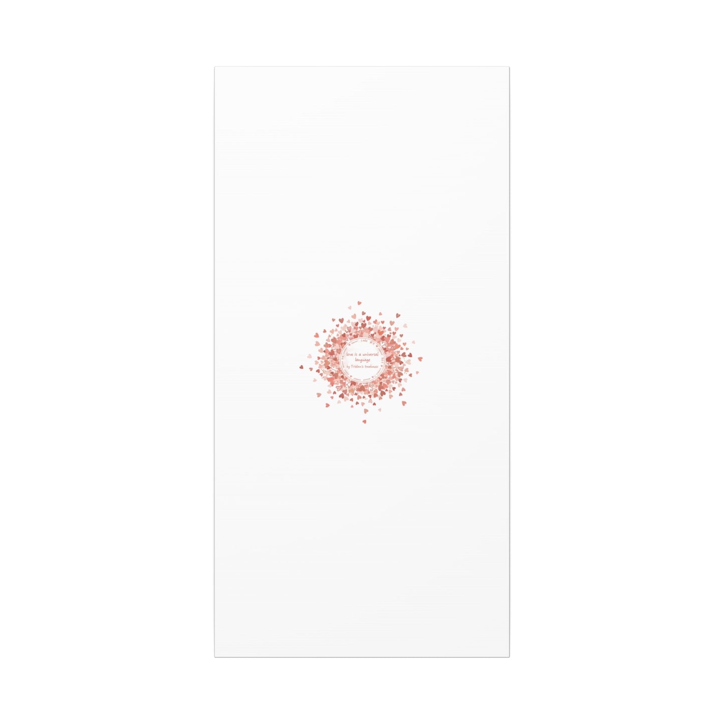 Tiny Heart Confetti Canvas | Matte Stretched Wall Art