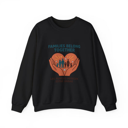 Families Belong Together Sweatshirt | family unity, solidaridad, immigrant rights