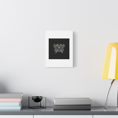 Love My Dog metal font Canvas | gothic wellness quote, edgy self-care merch