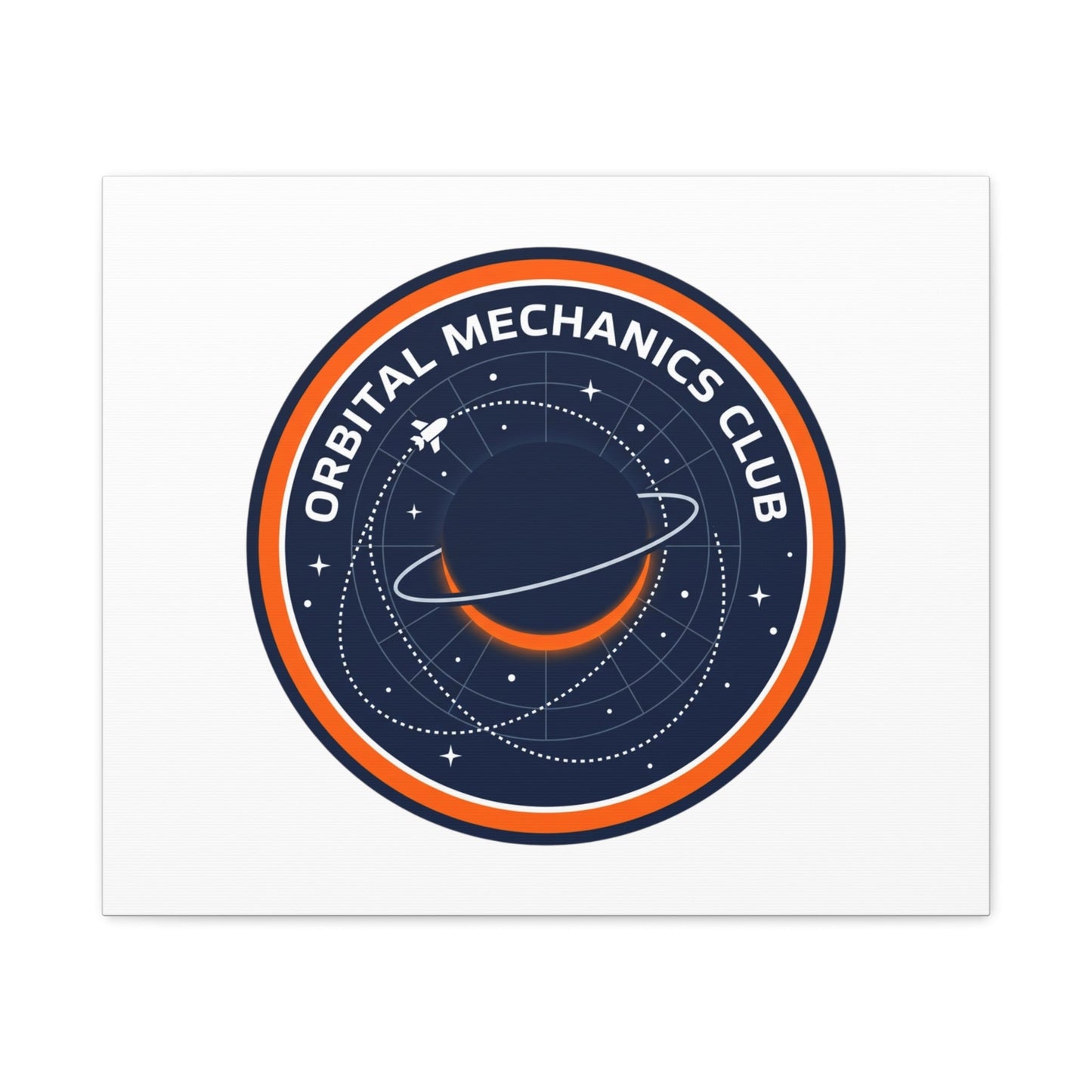 Orbital Mechanics Club Canvas | mission patch, space science