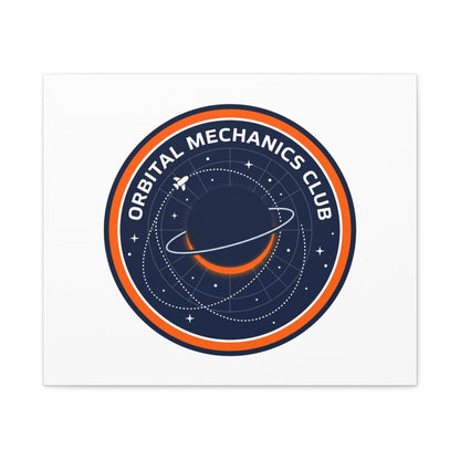 Orbital Mechanics Club Canvas | mission patch, space science