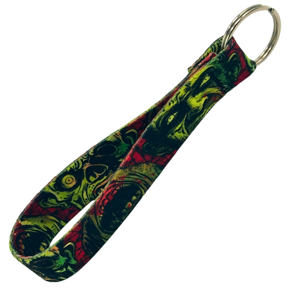 Zombie Key Fob, Perfect for backpack or purse. Goth Fashion