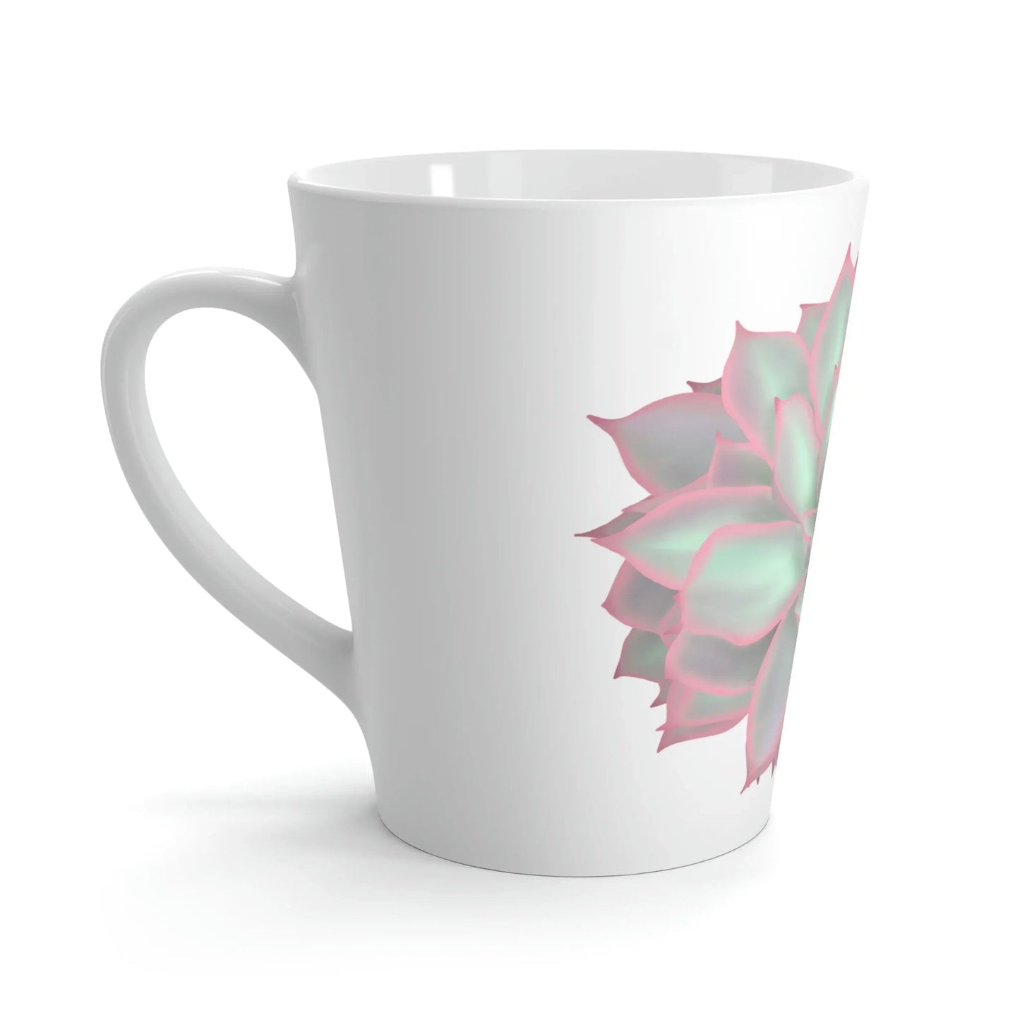 Echeveria Violet Queen Succulent Ceramic Mug 12 oz