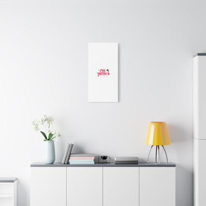 Valentine's 'I with 6 for 7' Meme Matte Canvas Art