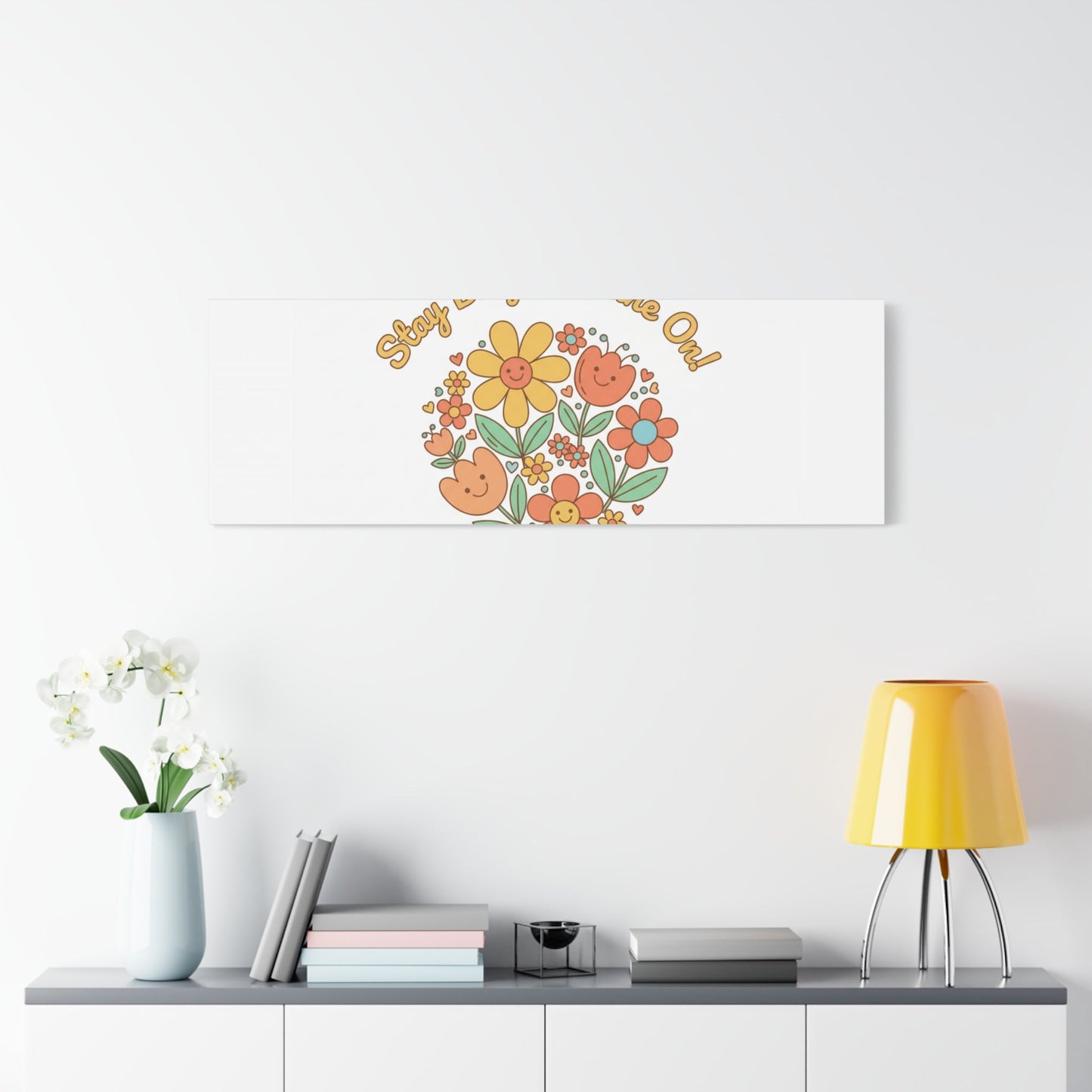 Stay Bright Shine On Canvas | Hopecore, Radical Optimism Wall Art