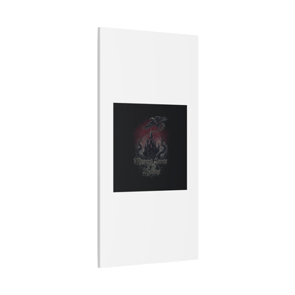 Whispered Secrets of the Shadows Castle Wall Art, Matte Canvas | Gothic Medieval Decor