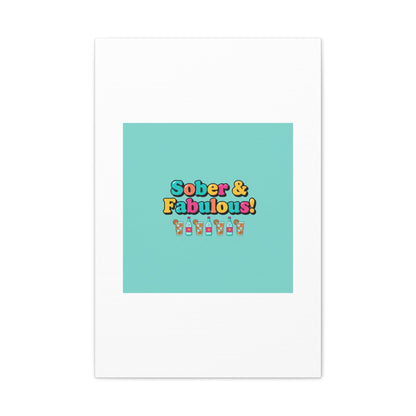Sober & Fabulous! Canvas | Dry January, Mocktail Trend