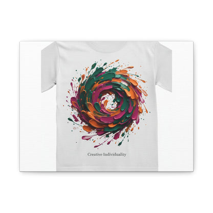 Painterly Abstract Floral Swirl Canvas | Matte Stretched Canvas