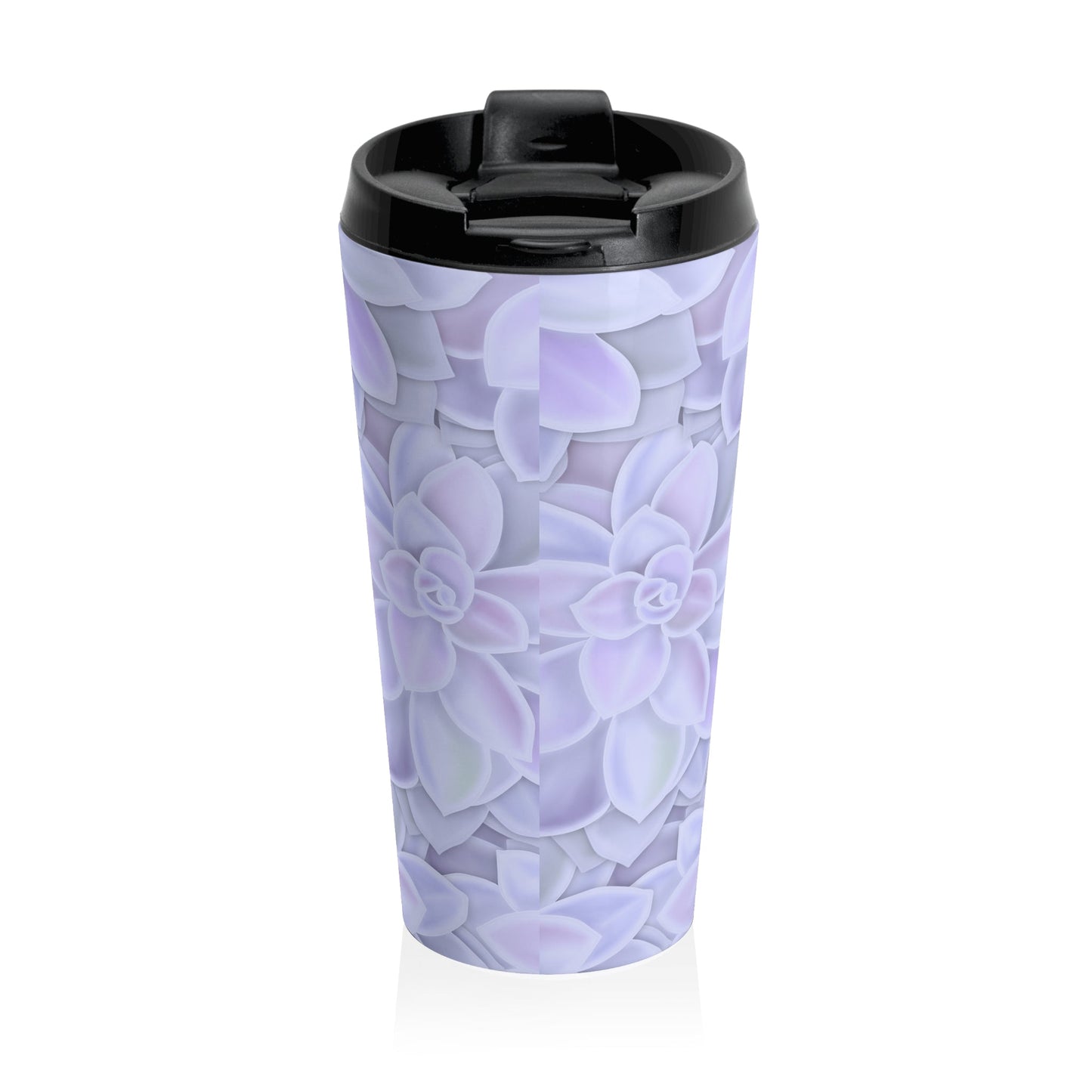 Graptopetalum Murasaki Succulent 15 oz Vacuum Insulated Stainless Steel Travel Tumbler