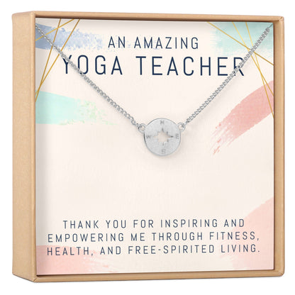 Yoga Teacher Necklace, Multiple Styles Jewelry