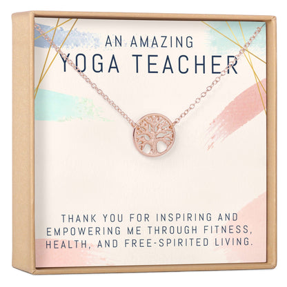 Yoga Teacher Necklace, Multiple Styles Jewelry