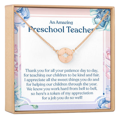 Preschool Teacher Necklace, Multiple Styles Jewelry