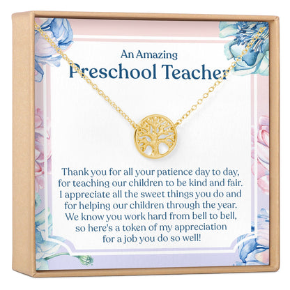 Preschool Teacher Necklace, Multiple Styles Jewelry