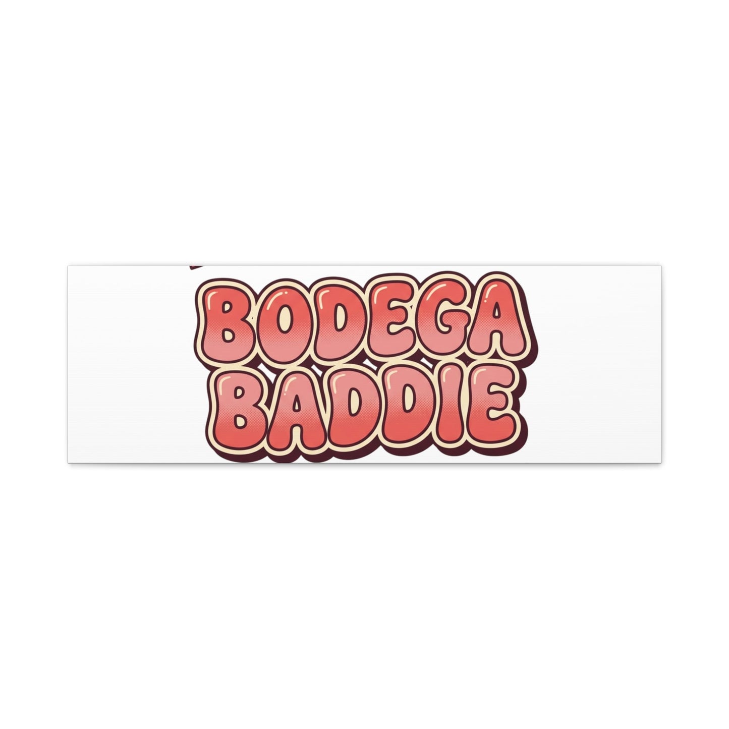 Bodega Baddie Matte Canvas, Stretched | NYC Y2K Corner Store Vibes