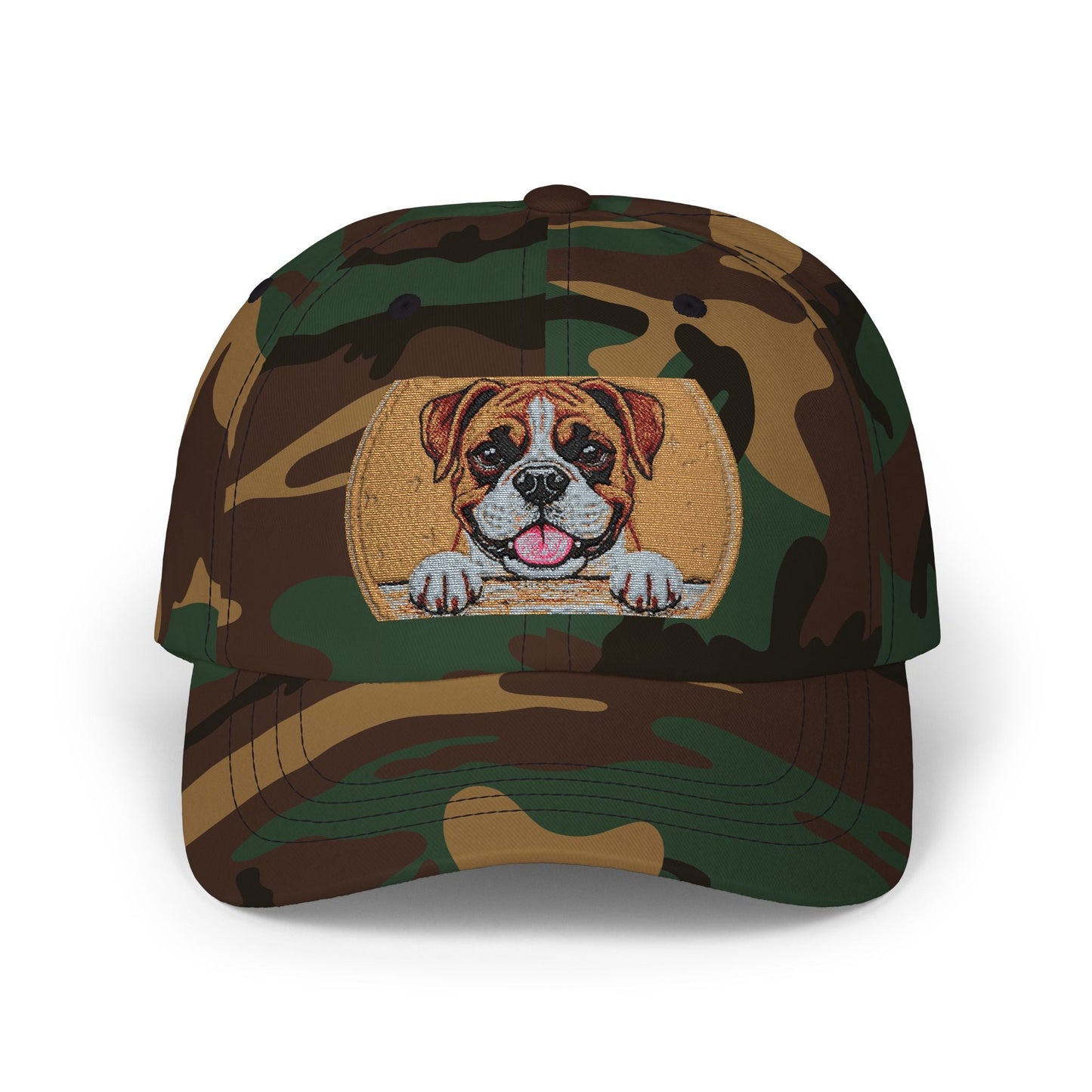 Dog Lover Dad Cap — Cute Puppy Embroidered Baseball Hat