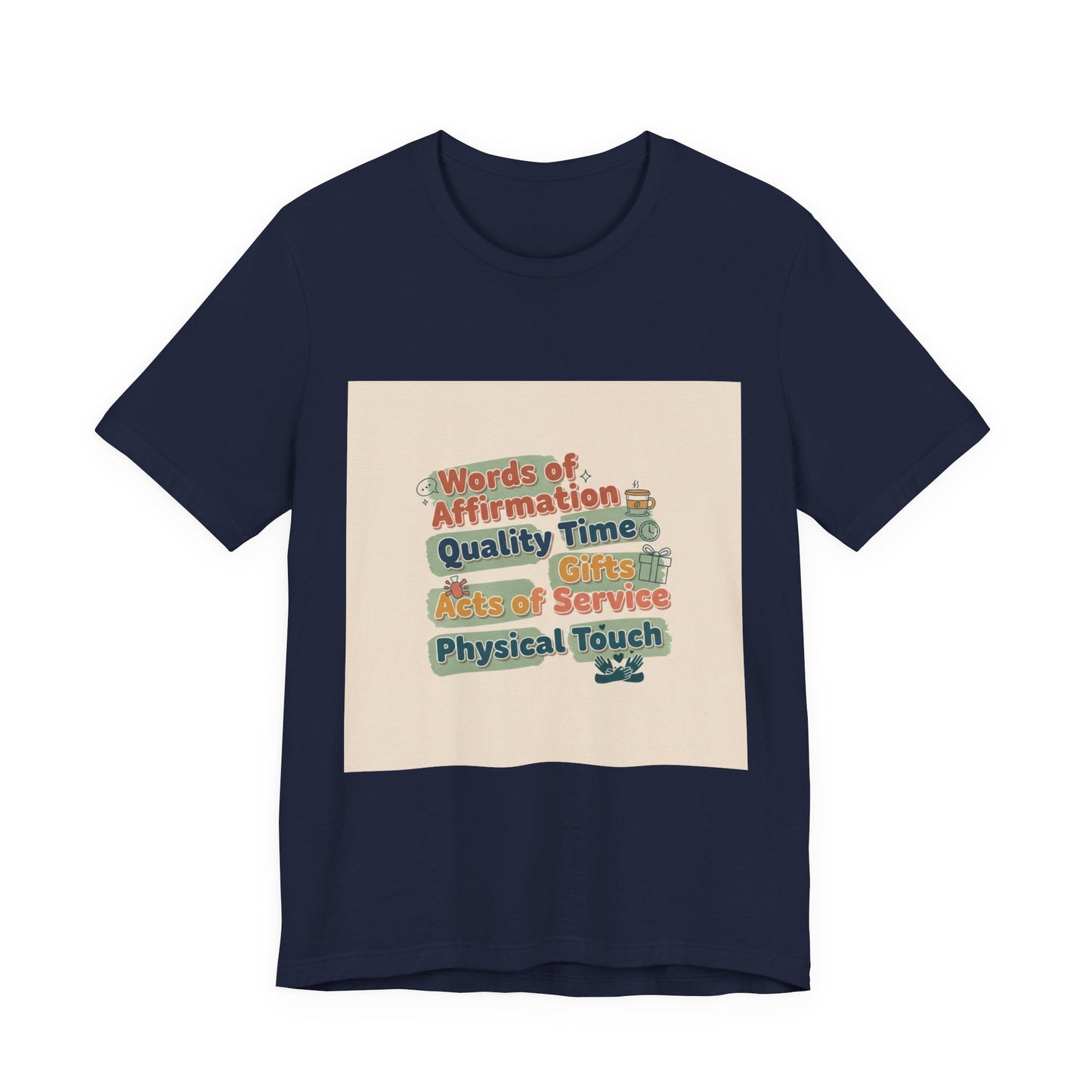 Love Languages Meme T-Shirt | acts of snacks, quiet love, relationship humor