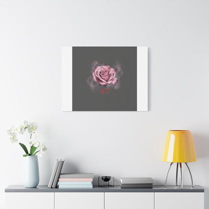 6 7 Valentine's Canvas | Viral Gothic Rose Wall Art | 6 7 Meaning Dark Romance
