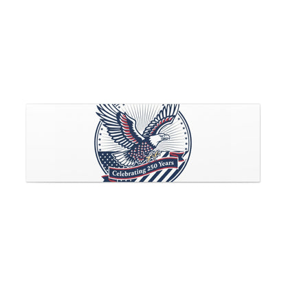 250th Anniversary Eagle Emblem Canvas | Semiquincentennial Americana