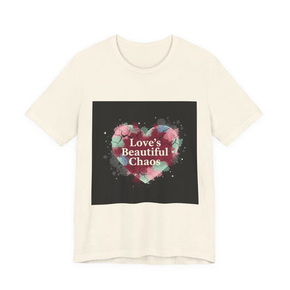 Love's Beautiful Chaos Tee | grunge heart shirt, distressed love tee