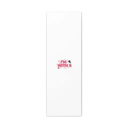Valentine's 'I with 6 for 7' Meme Matte Canvas Art