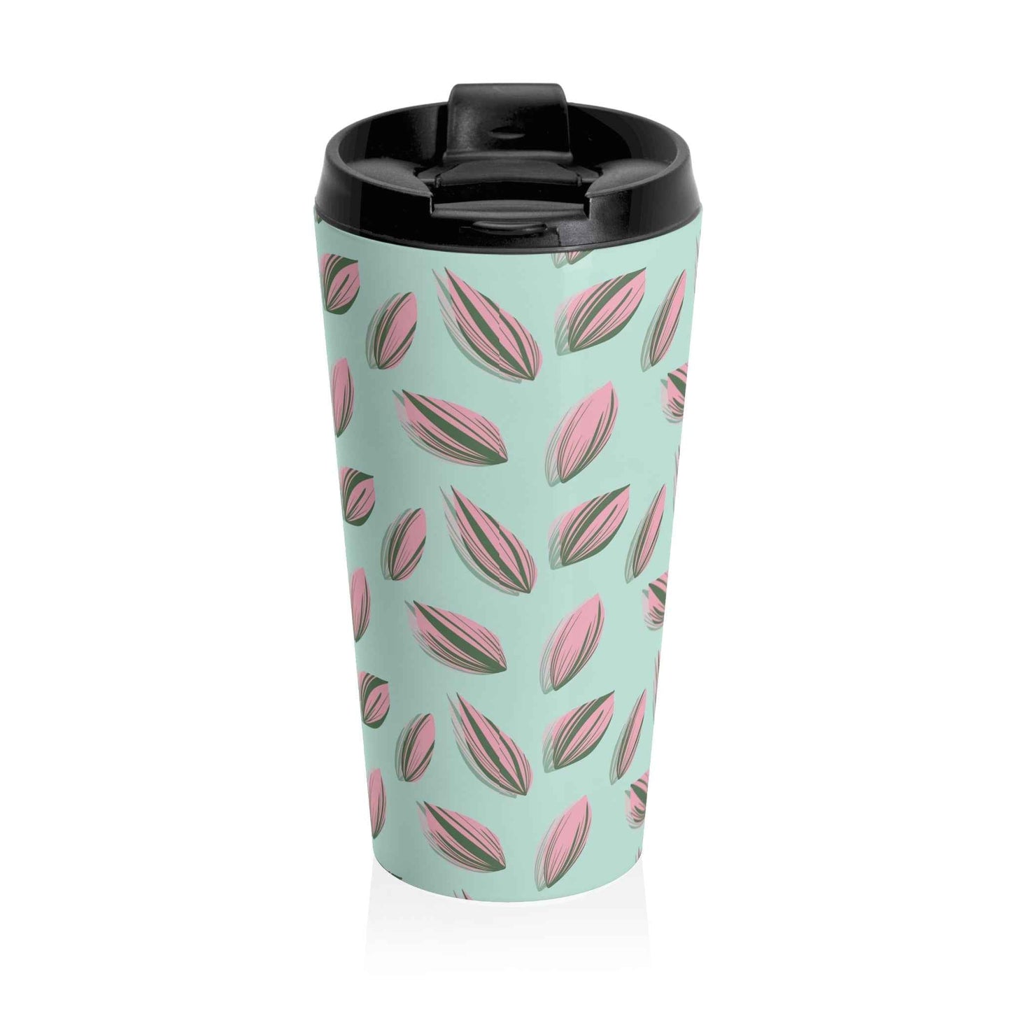 Tradescantia Nanouk Pattern 15 oz Vacuum Insulated Stainless Steel Travel Tumbler