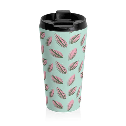 Tradescantia Nanouk Pattern 15 oz Vacuum Insulated Stainless Steel Travel Tumbler