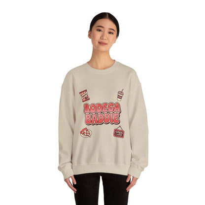 Bodega Baddie Crewneck Sweatshirt | NYC, Spanglish, Y2K Deli Sign