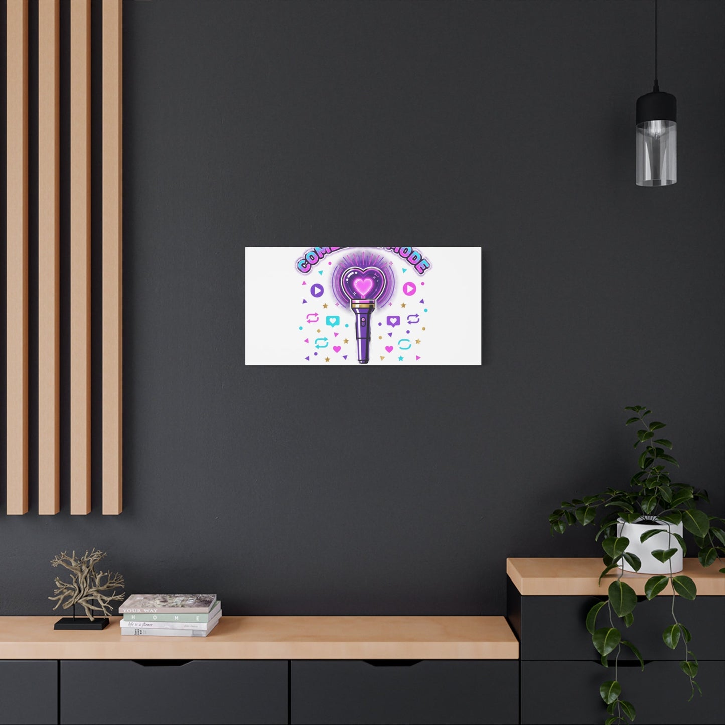 Comeback Mode Lightstick Canvas | K-pop Comeback, Streaming Squad