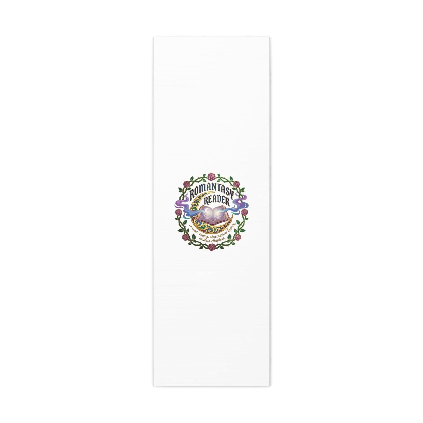 Romantasy Reader Canvas Print | enchanted bookish celestial gothic