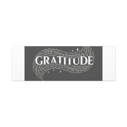 Gratitude Wall Art Matte Canvas | Tiny Treats, sweet uplifting print