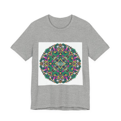 Psychedelic Botanical Mandala Tee | Festival Graphic T-Shirt