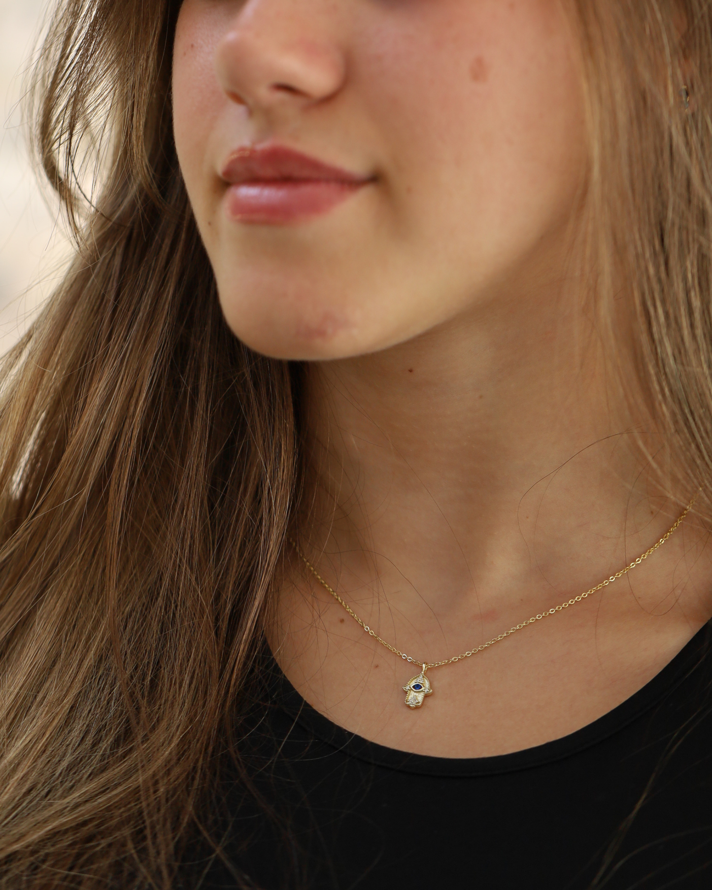 Hamsa Hand Necklace