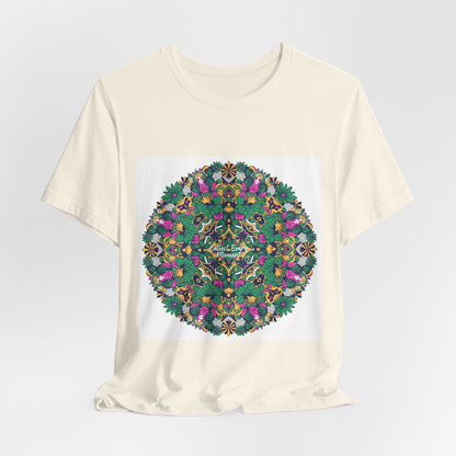 Psychedelic Botanical Mandala Tee | Festival Graphic T-Shirt
