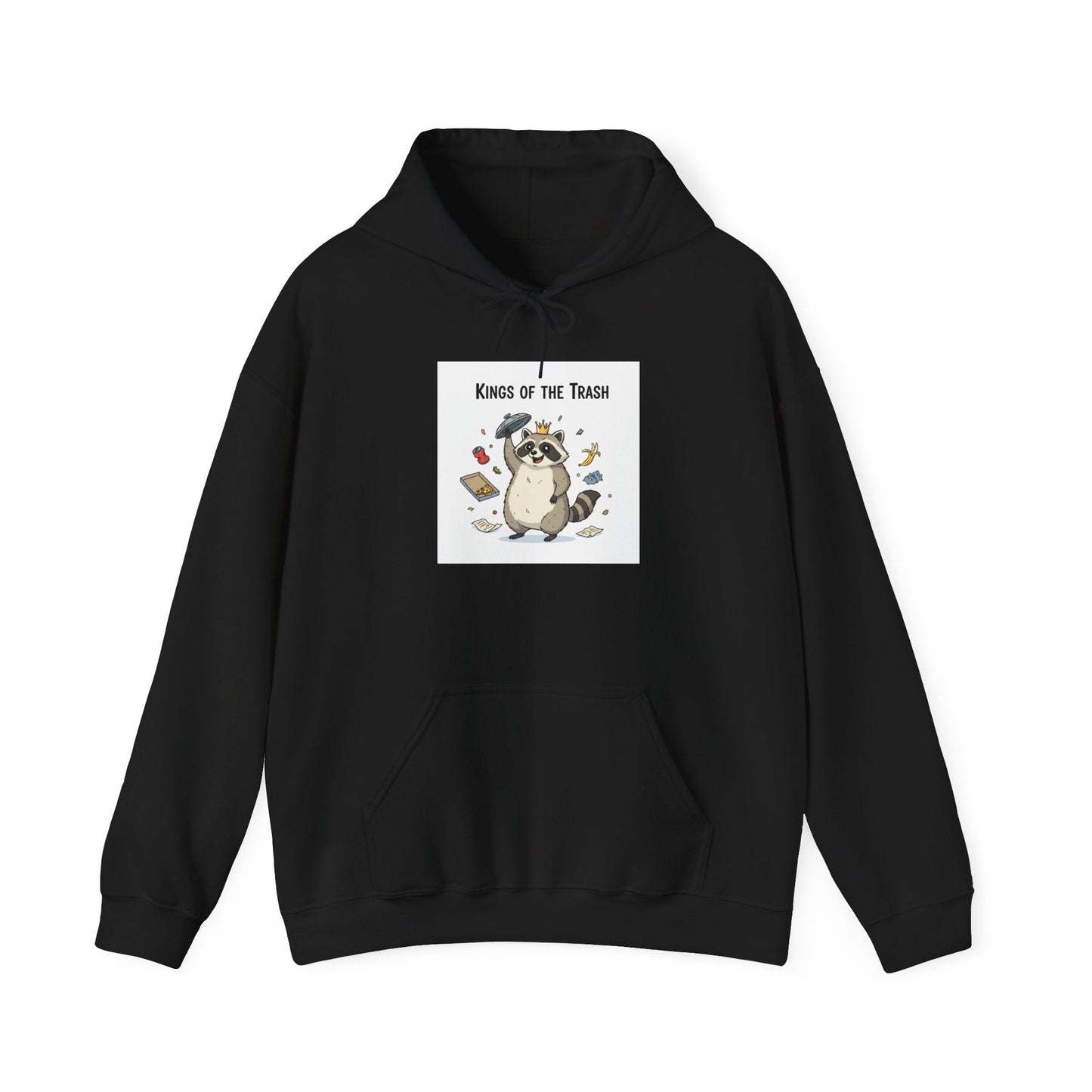 Kings of the Trash Raccoon Hoodie | trash panda, raccoon doodle