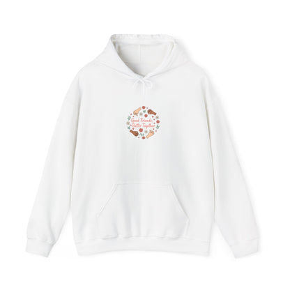 Platonic Love Floral Wreath Hoodie | Friendship Valentine, Galentine’s