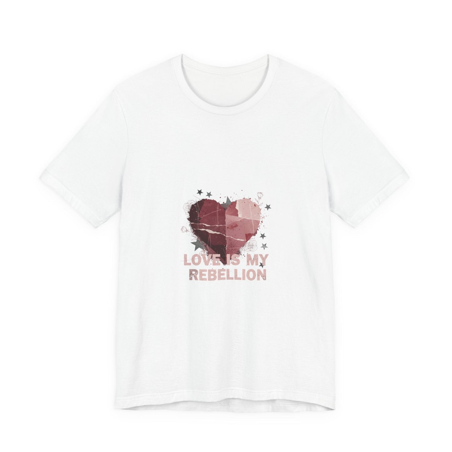 Love Is My Rebellion Tee | grunge heart shirt, distressed love tee