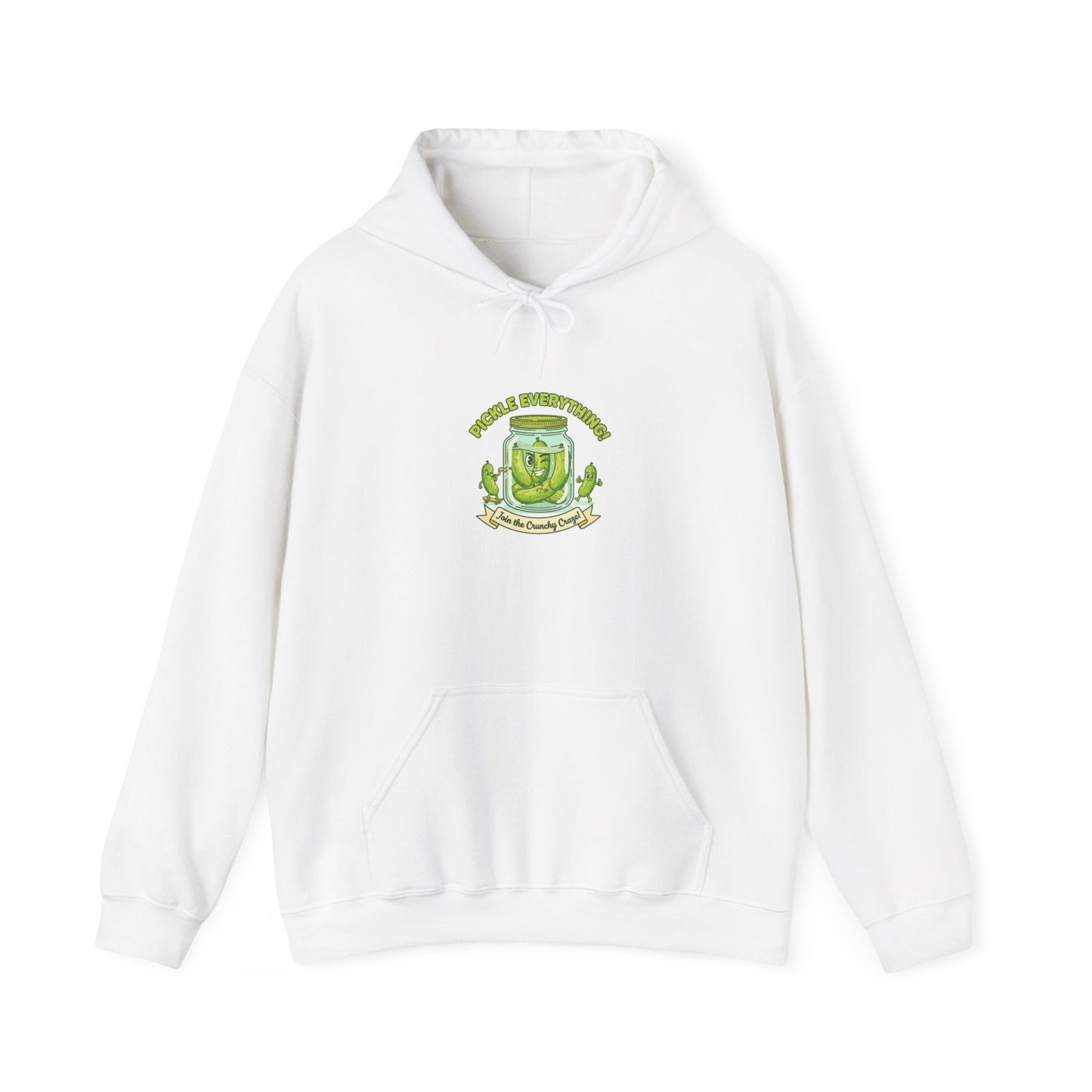Pickle Enthusiast Crest Hoodie | brine design, pickle lover apparel