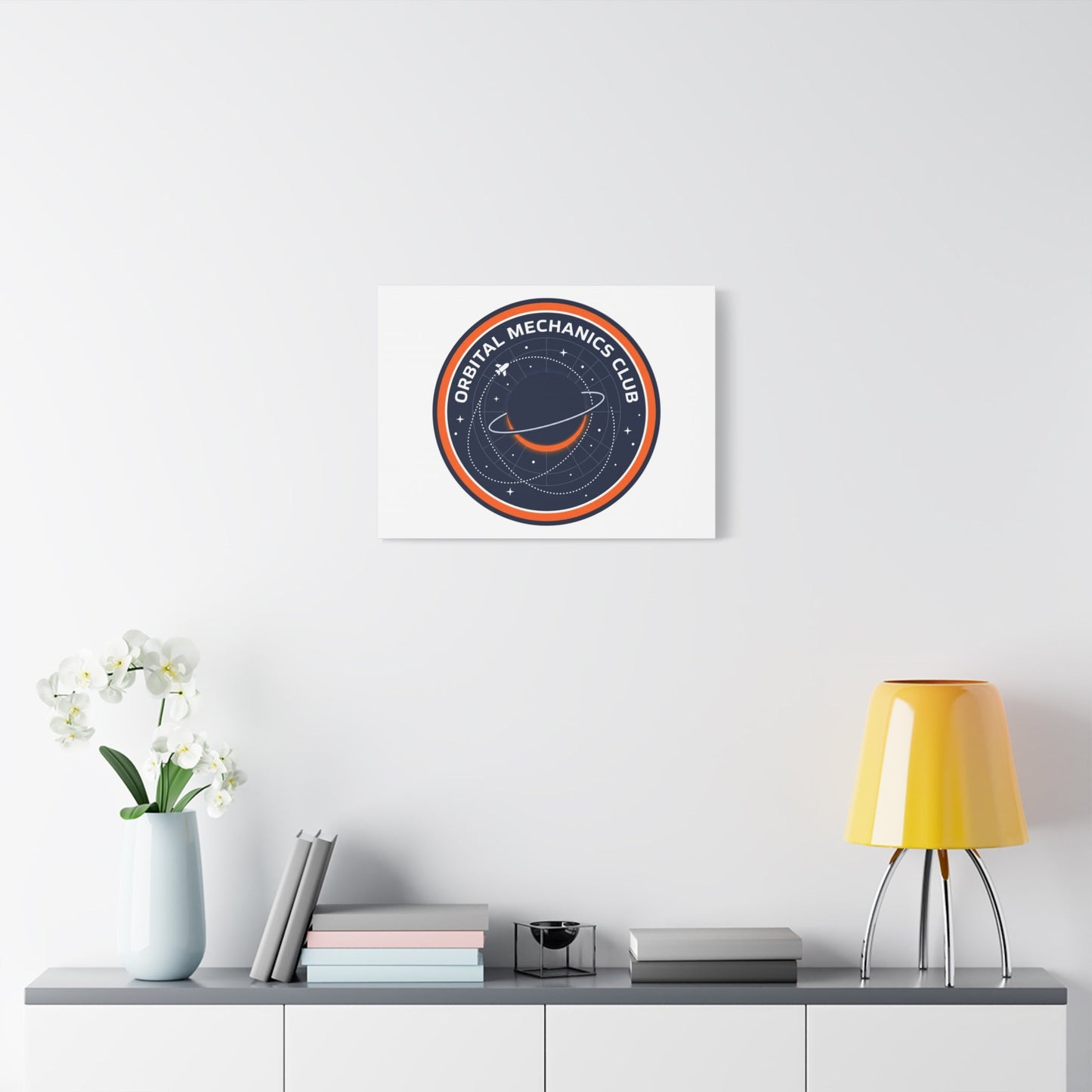 Orbital Mechanics Club Canvas | mission patch, space science